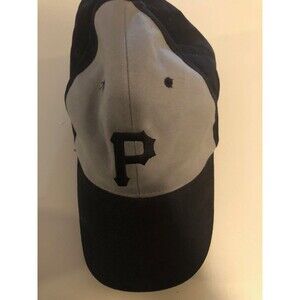 Pittsburgh Pirates Gray-Black Baseball Hat/Cap Fitted Large New